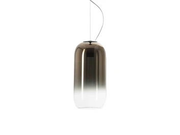Gople Lampada a Sospensione Ottone/Nero - Artemide