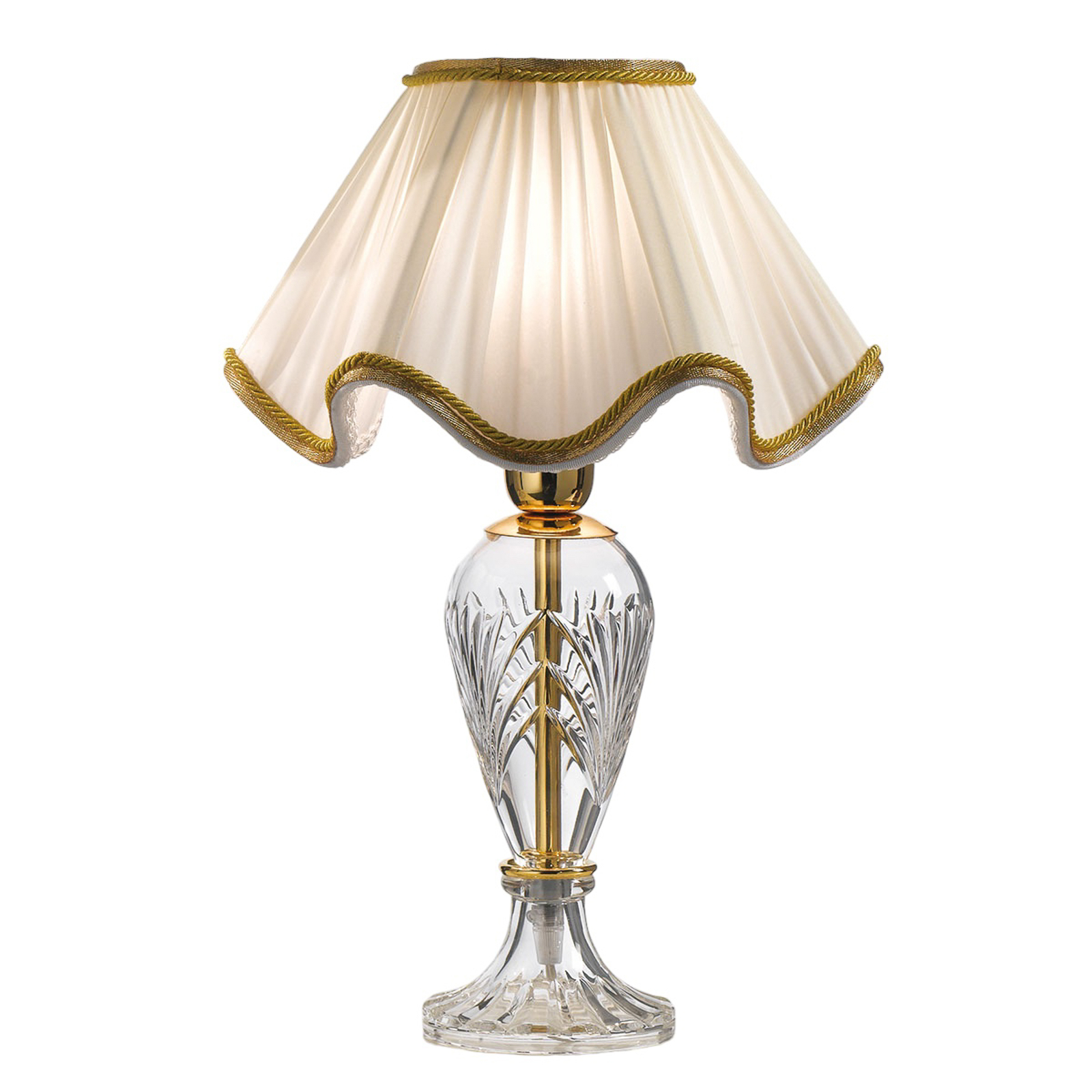 Vakker Belle Epoque bordlampe på 48 cm