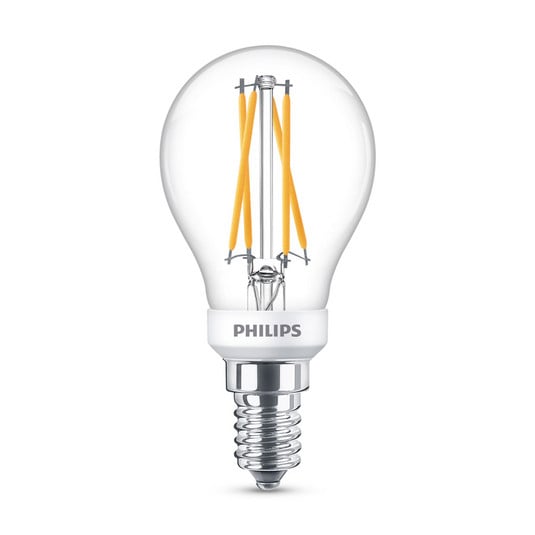 "Philips Classic" LED lempa E14 P45 2,5W 2700K skaidri