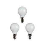 3-pack Bec LED 4W (470lm) Opal CRI95 Reglabil E14 - e3light