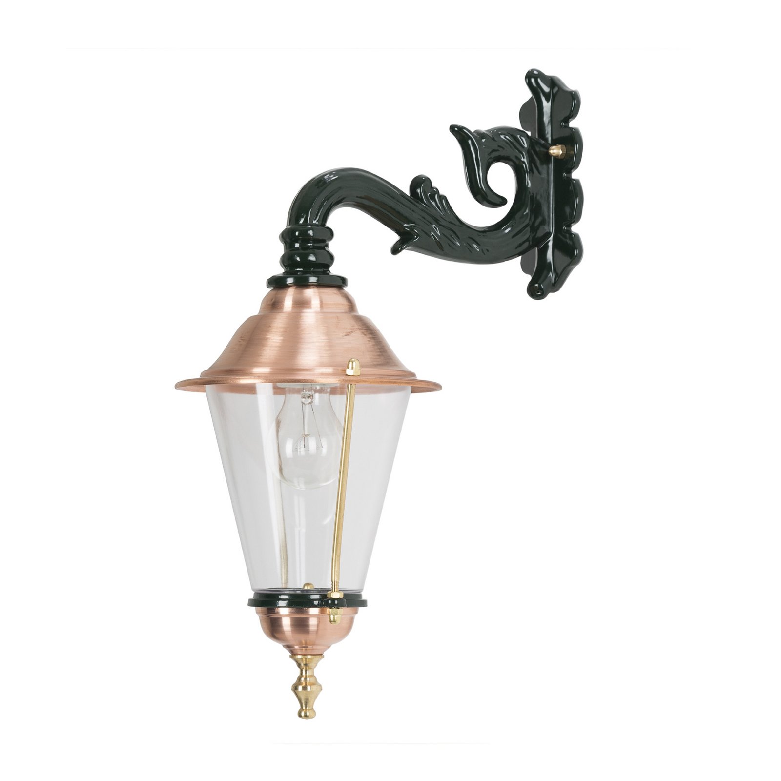 Hoorn - Ulkoseinävalaisin, alareunan pistorasiaan, vihreä