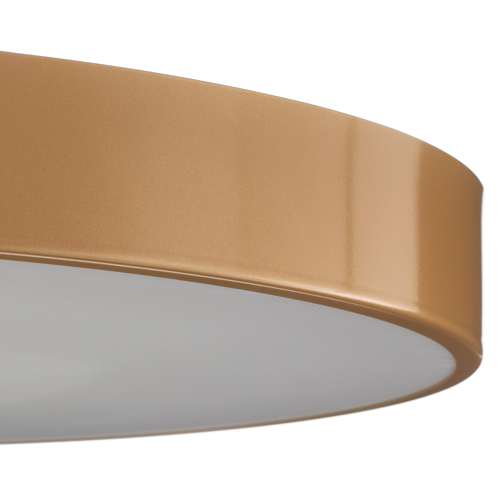 Cleo ceiling light in gold with diffuser, Ø 78 cm
