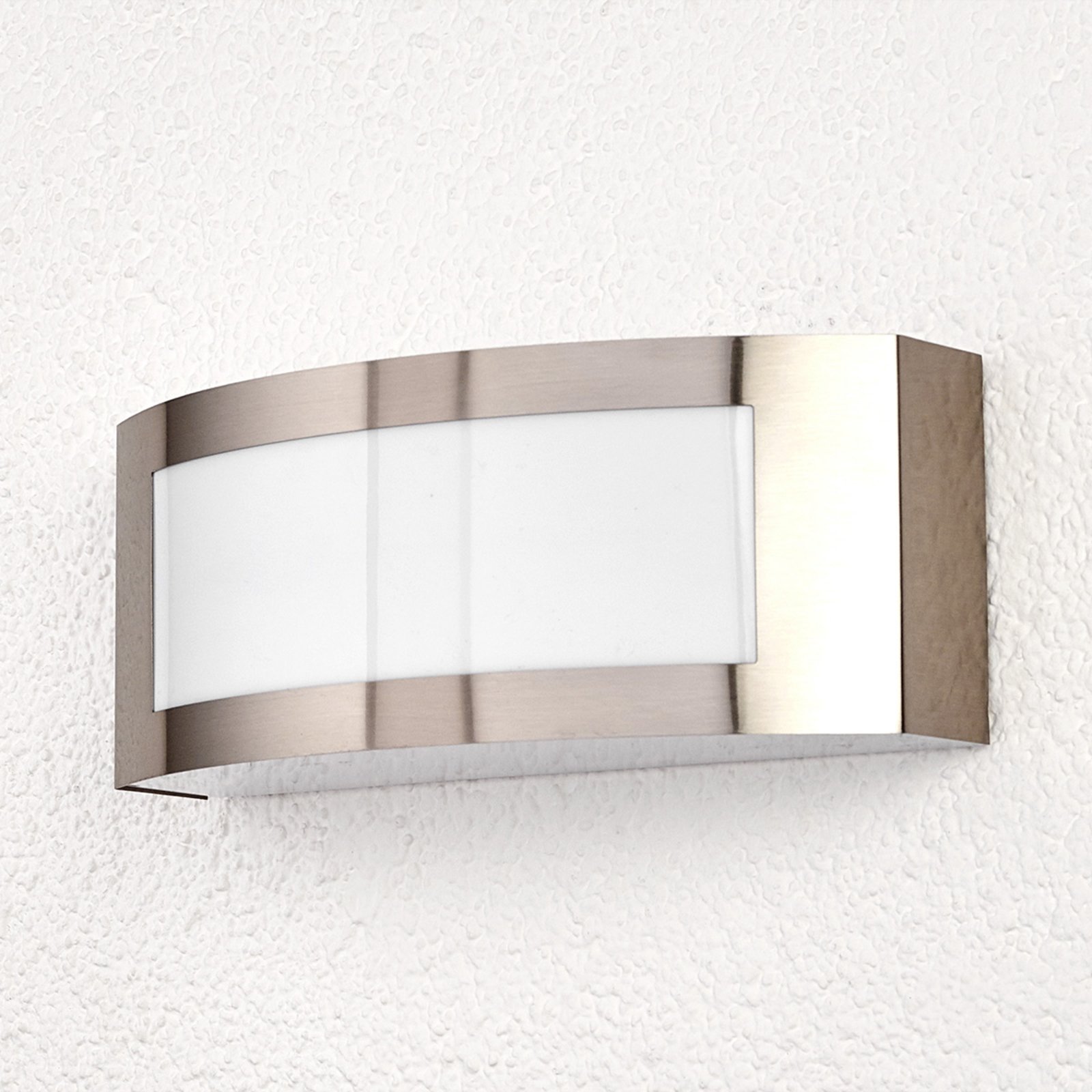 Raja Outdoor Wall Lamp Stainless Steel - Lindby