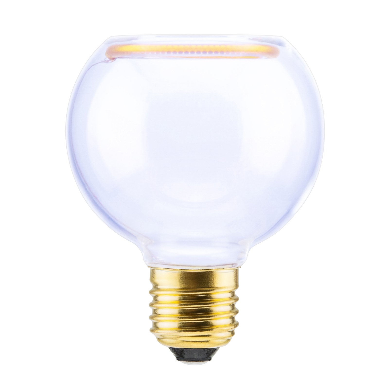 SEGULA floating globe LED bulb G80 E27 4 W clear