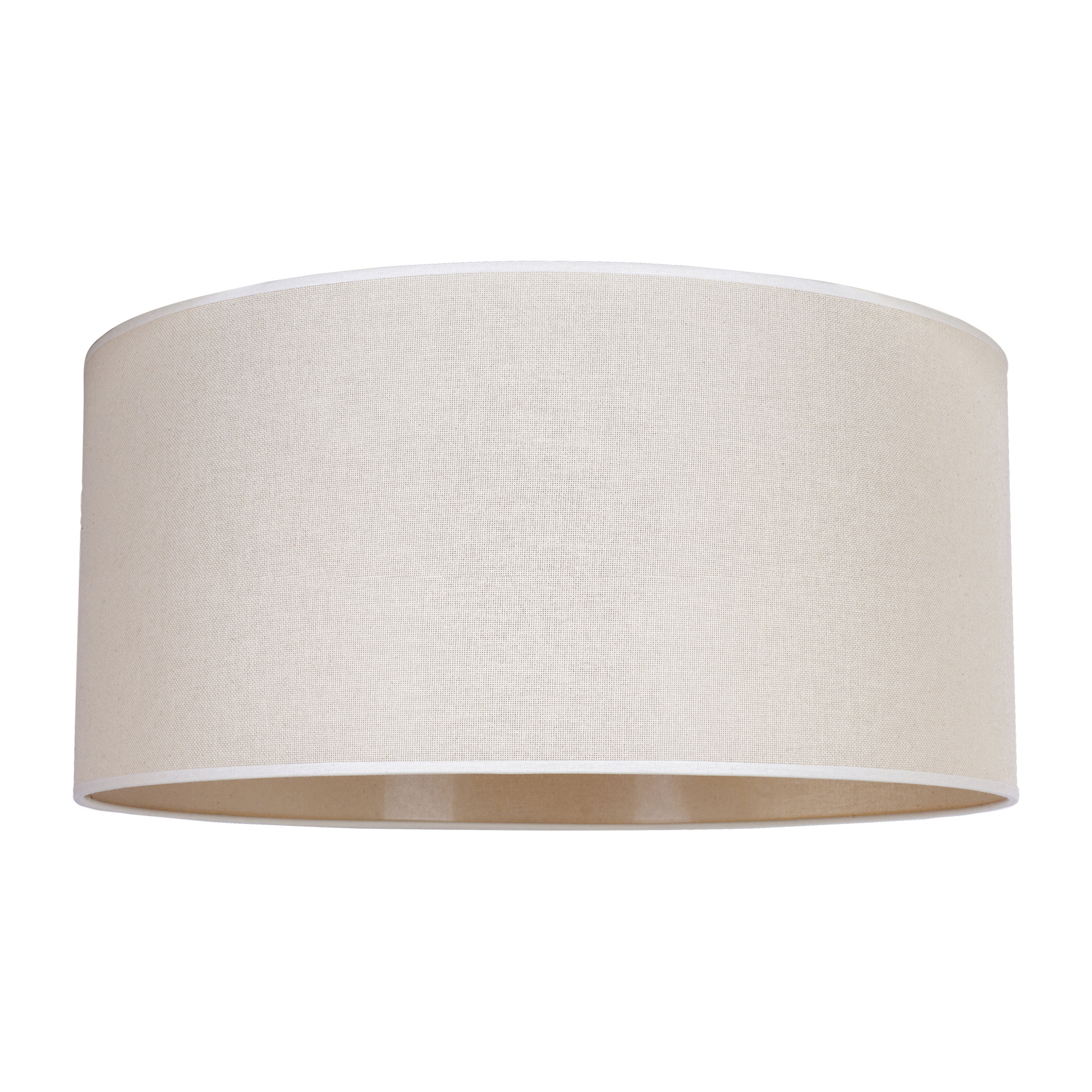 Lampeskjerm Roller, beige, Ø 50 cm, høyde 24 cm