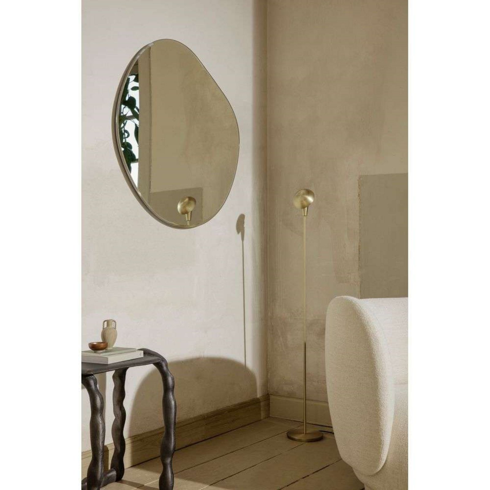 Pond Mirror XL Dark Chrome - ferm LIVING