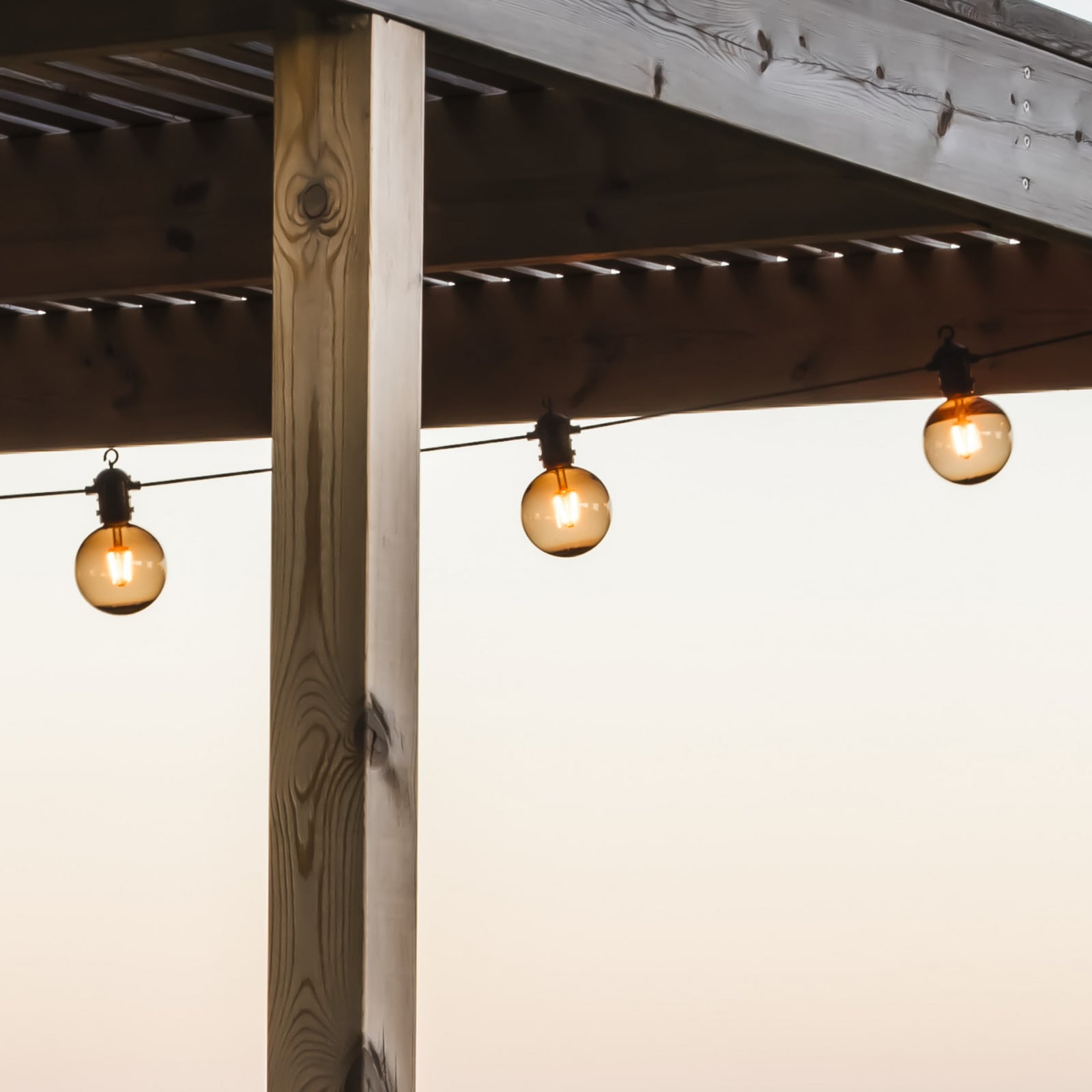 LED solar fairy lights, 7W, brown, IP44, 1800K
