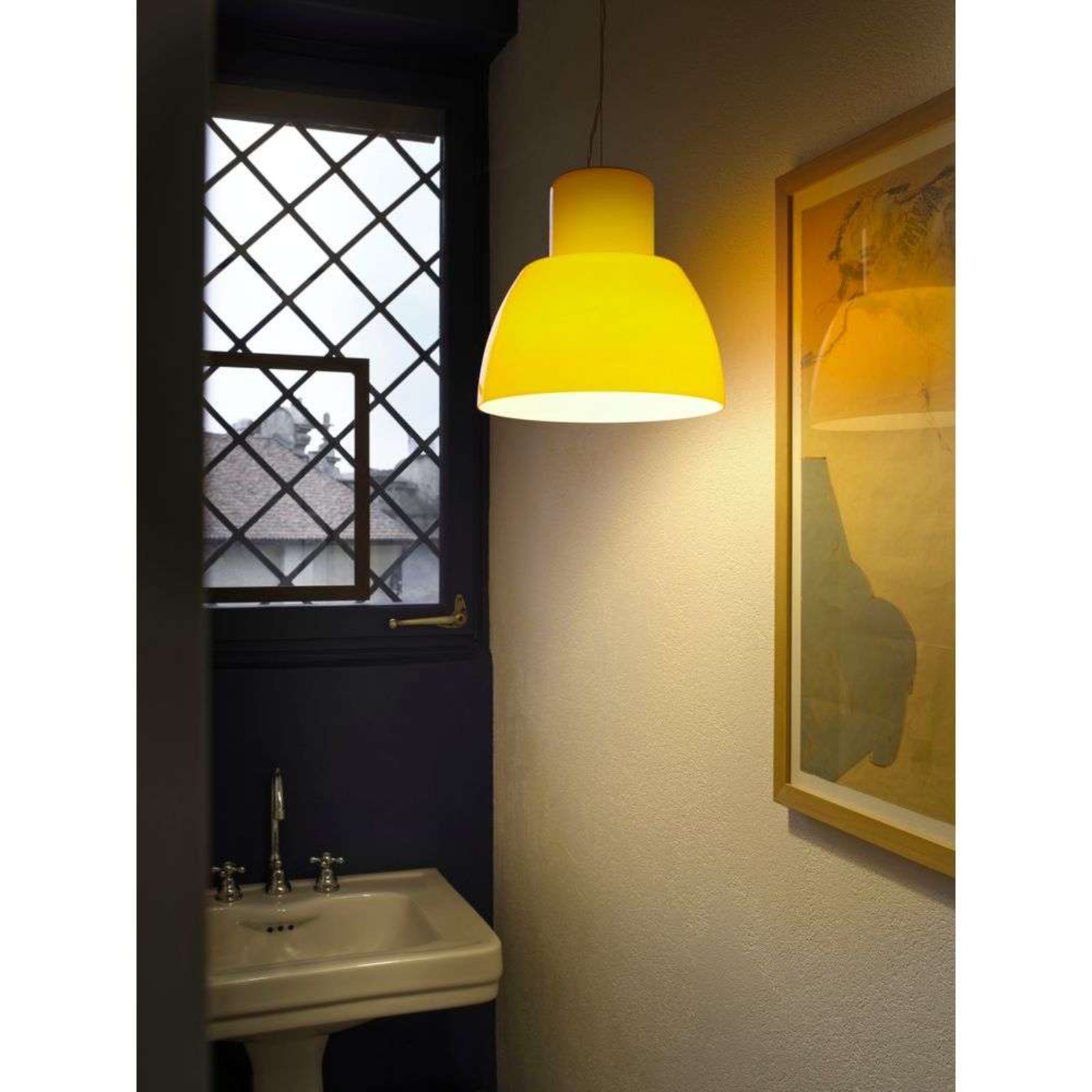 Lorosae Lustră Pendul Ø40 Sorrento Yellow - Nemo Lighting