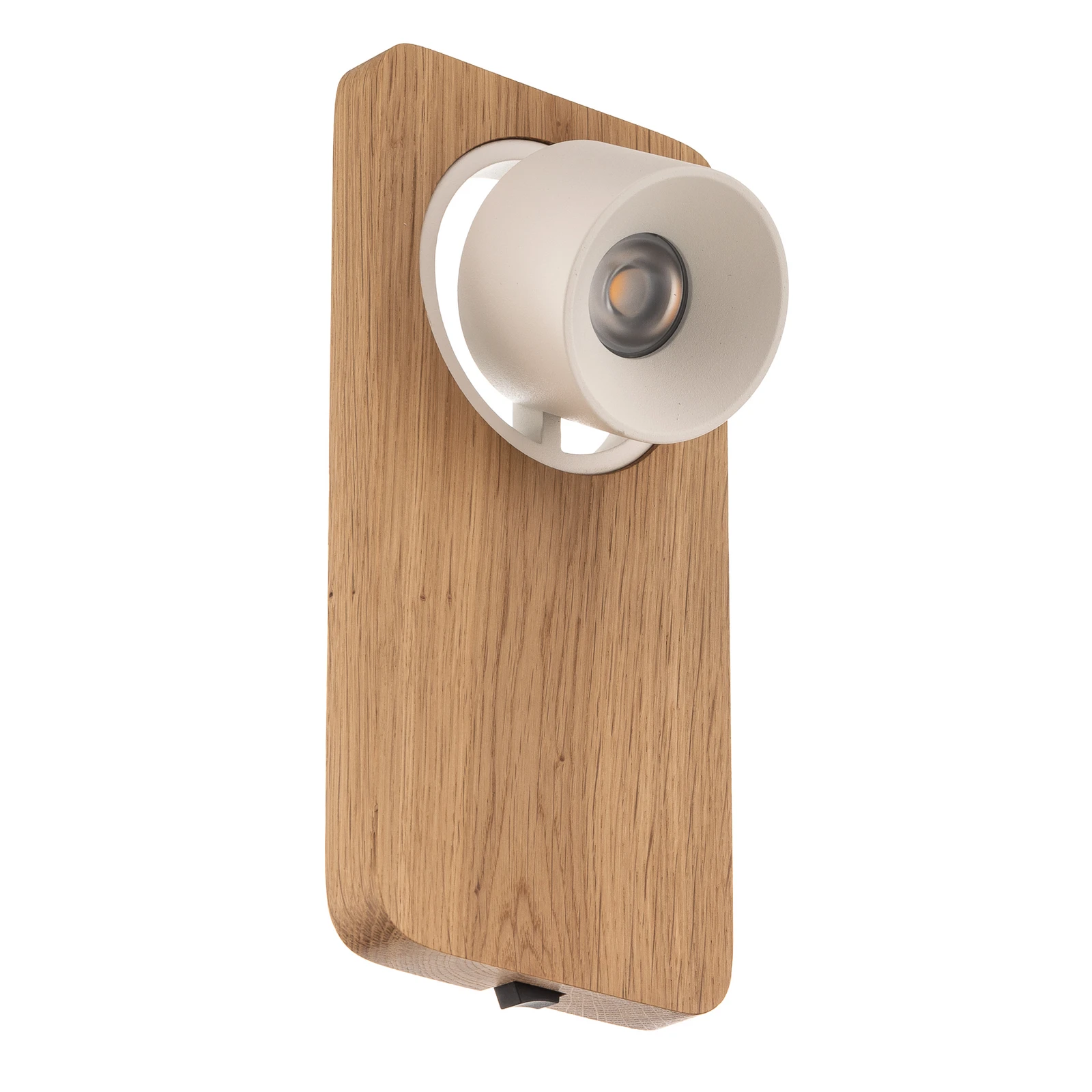 Beebo W LED wall light, oak
