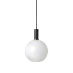 Collect Lustră Pendul Opal Sphere Low Black - ferm LIVING