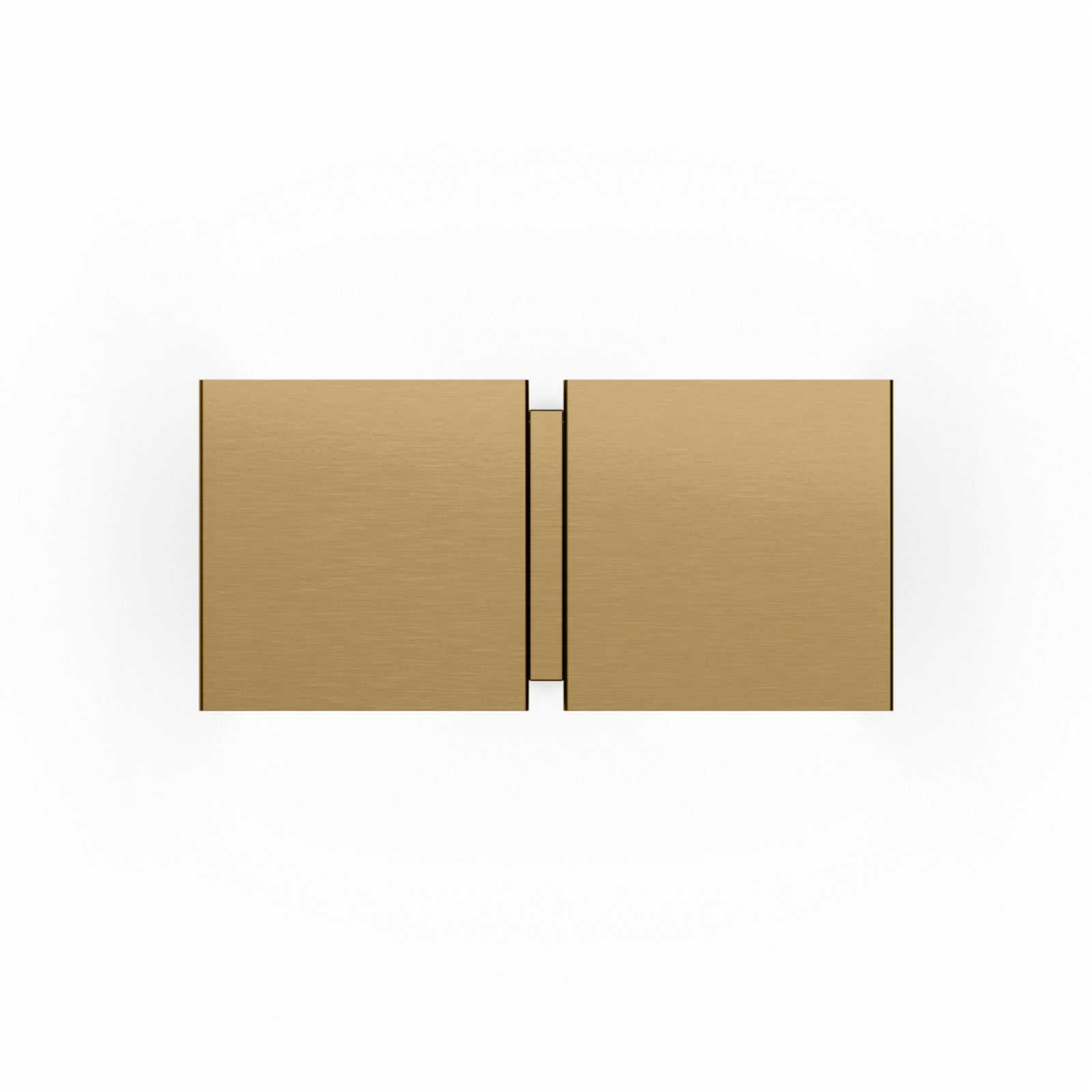 Wever & Ducré Lighting WEVER & DUCRÉ Aplică de perete CG Square bej lățime 21 cm cu 2 becuri - Camera de zi / sufragerie - Modern - bej periat - Metal