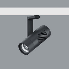 ERCO Eclipse S 230V radiátor 12,4W Spot 930 fekete