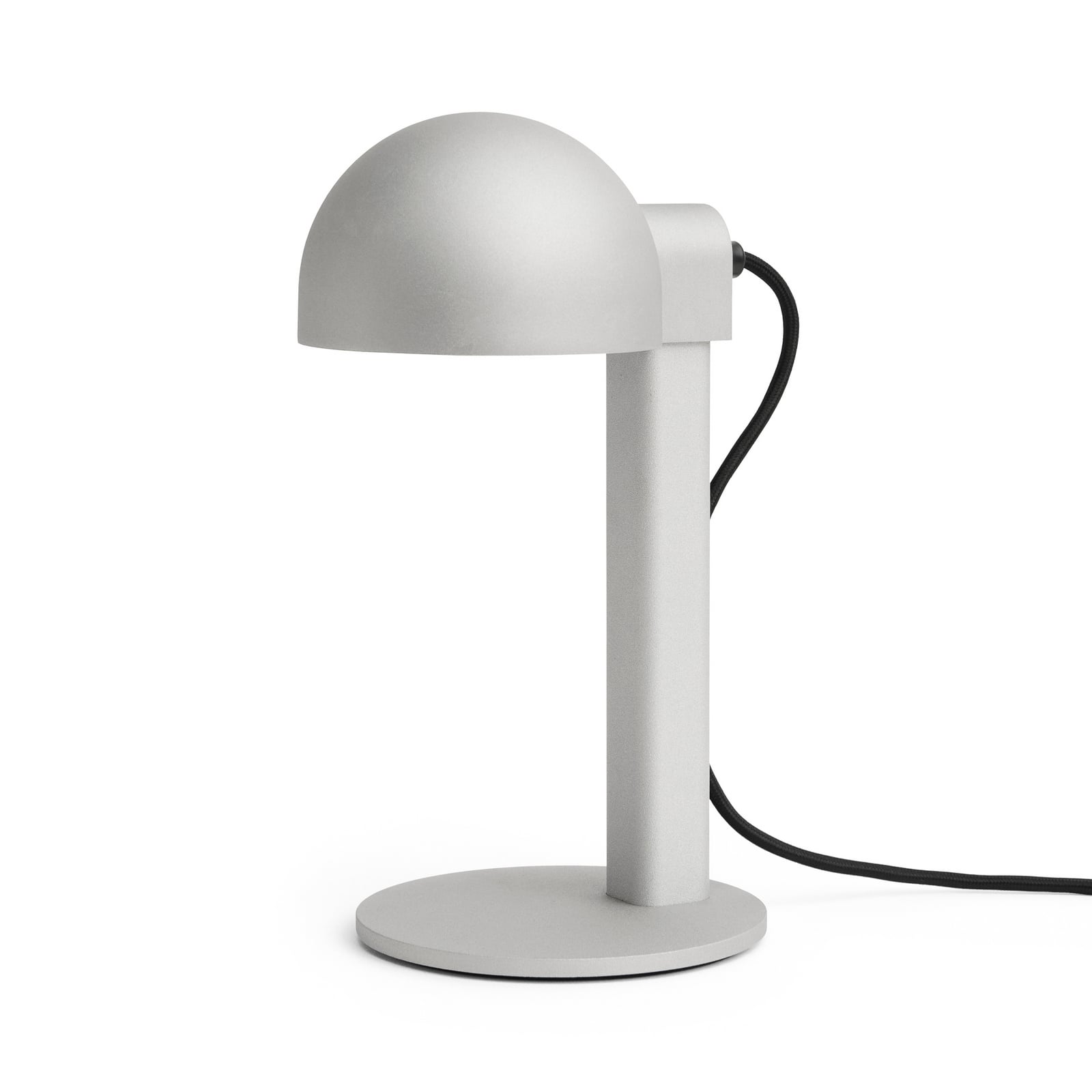 Posto bordlampe, sølv/grå, høyde 28 cm, E14, aluminium – HAY