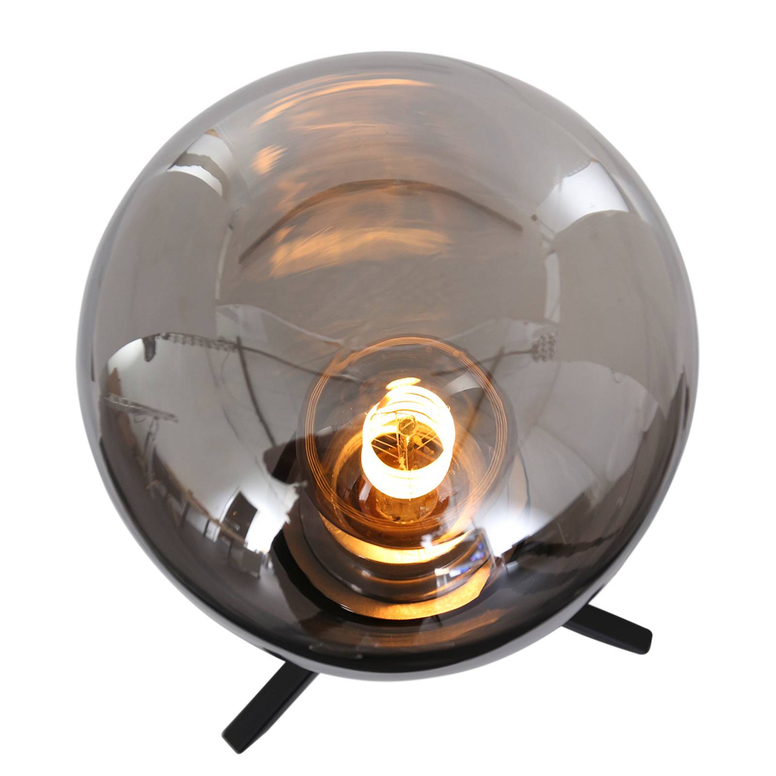 Lampa stołowa Reflexion, Ø 15 cm, wysokość 28 cm, czarna