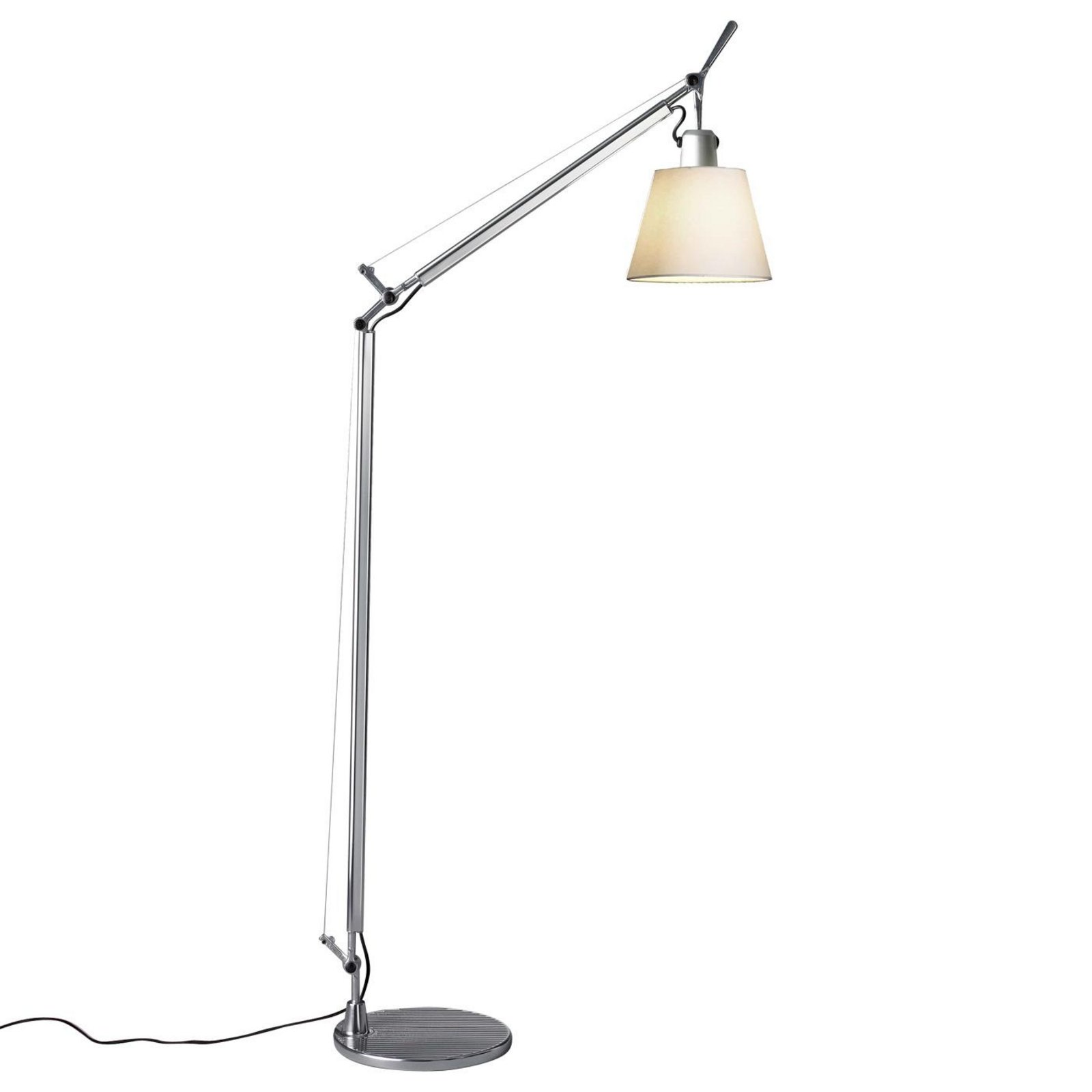 Tolomeo Basculante Lettura Floor Lamp Parchment - Artemide