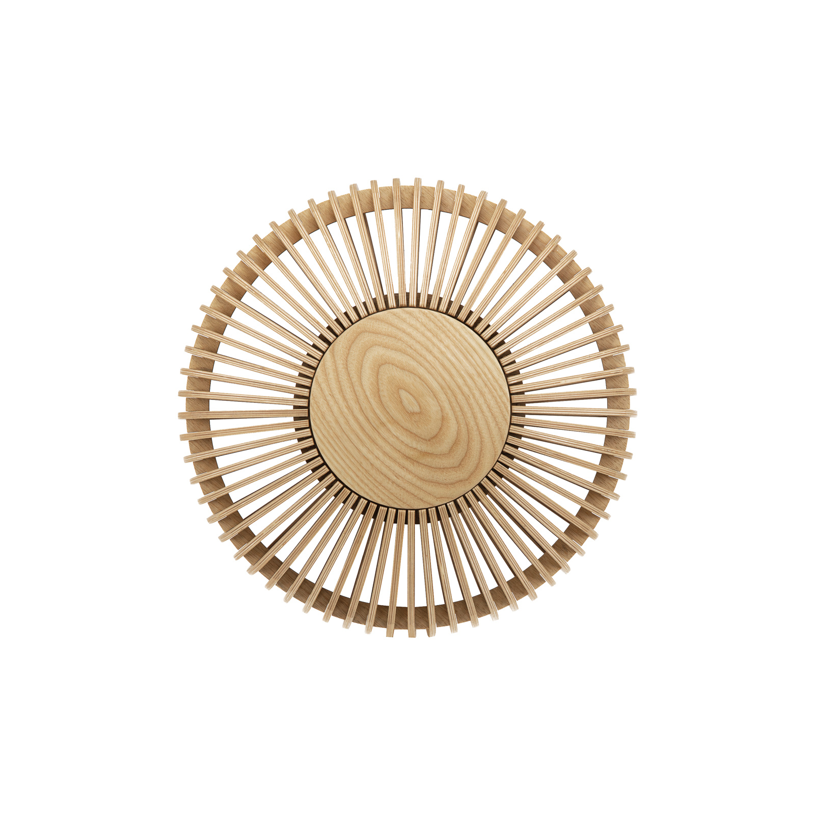 UMAGE Clava up wall light made of wooden slats