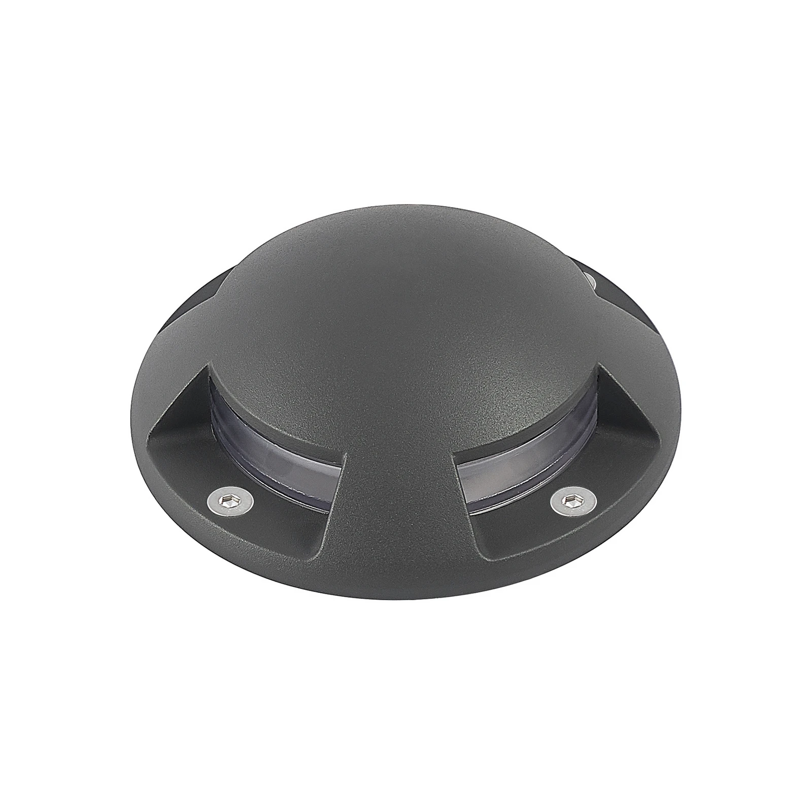 Lindby LED-Bodenstrahler Huban, 15 cm, 4-flammig, anthrazit