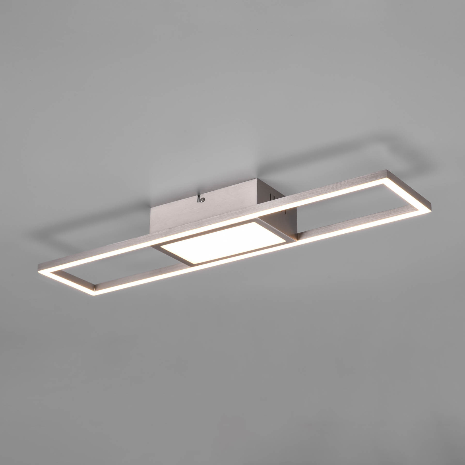 Rigido LED ceiling light remote control CCT nickel