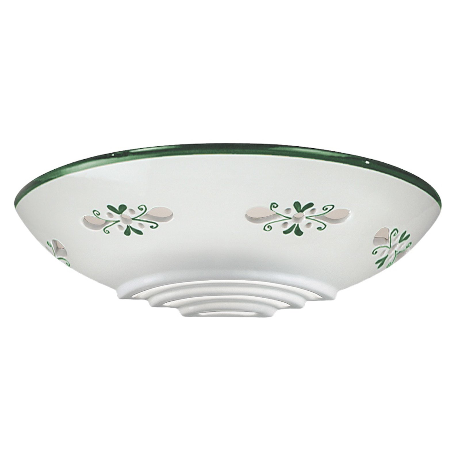 Bassano - beautiful ceramic wall light, green