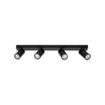 OSRAM Deckenstrahler OCTAGON schwarz 4-flg. GU10-LED 927 dim