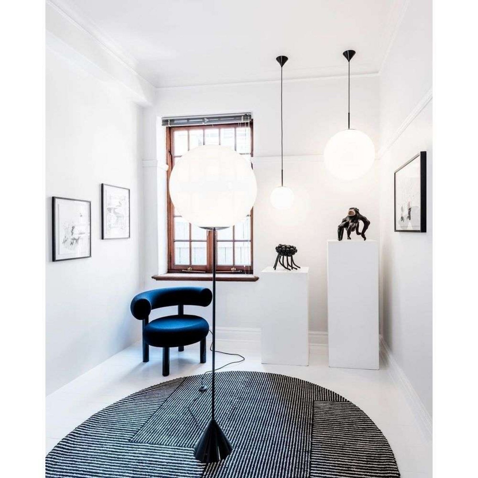 Globe Cone Slim Lampadar Opal - Tom Dixon