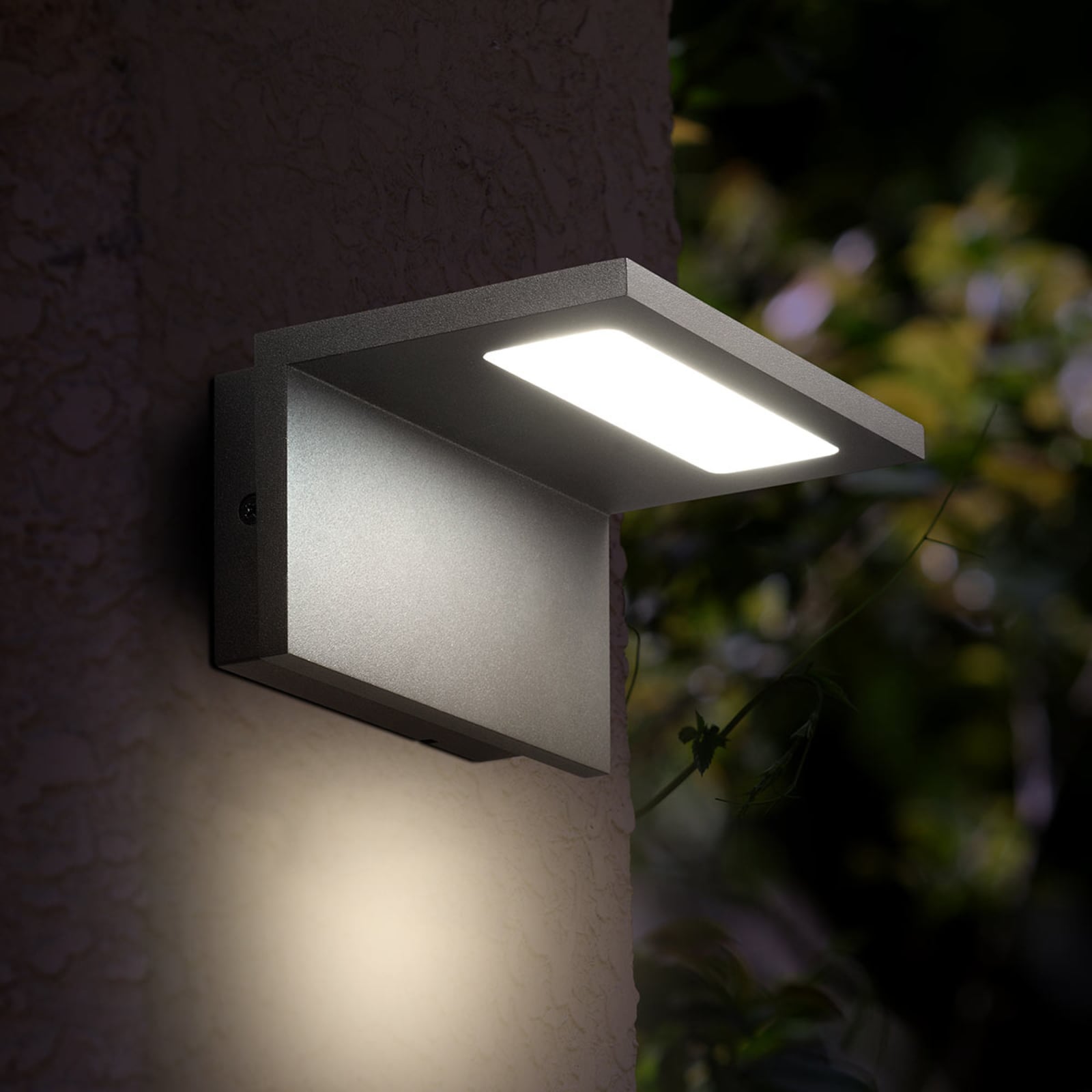 Caner LED Aplica de Exterior Graphite - Lucande Caner LED Aplica de Exterior Graphite - Lucande