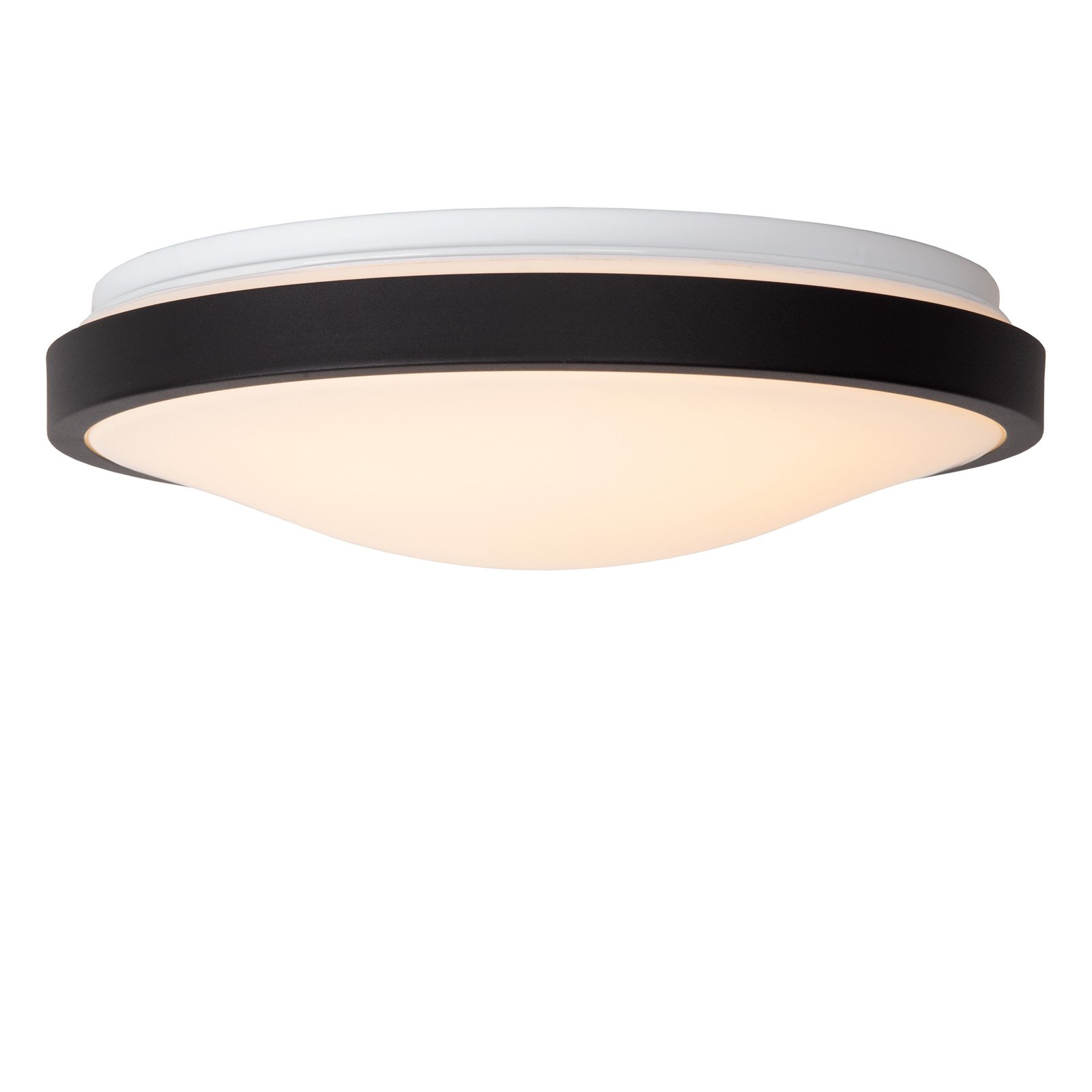 Plafonieră Dasher LED, negru, Ø 34,8 cm, 2700 K, IP44