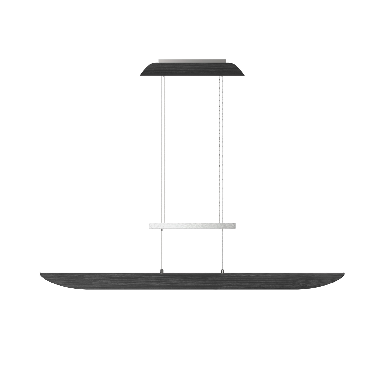 LED-Pendelleuchte Colombia XL, Eiche schwarz