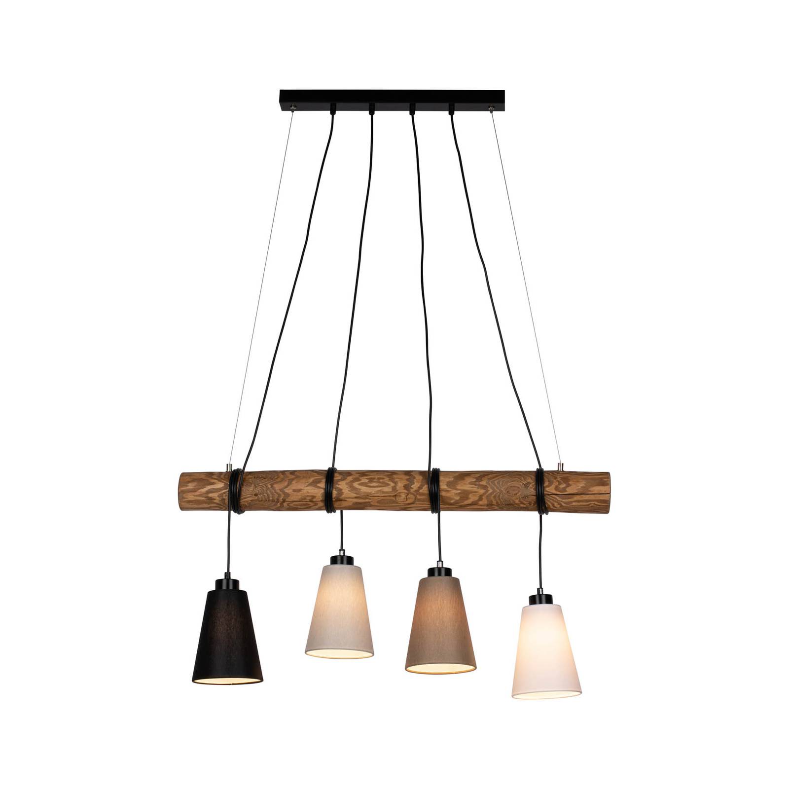 Pendellampa Como, 4 lampor, tall