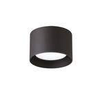 Ideal Lux downlight Spike Round, black, aluminium, Ø 10 cm