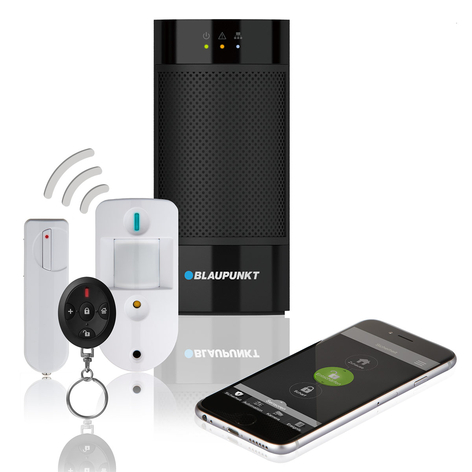 Blaupunkt Q3200 Funk-Alarmanlagen-Set mit Kamera