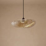 Lindby lámpara colgante Eleane, bambú, natural, longitud 50 cm, E27