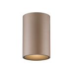 PURE LED лампа за баня Point, бронзов цвят, Ø 6 cm, IP44