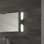 Klak Brilo bathroom and mirror light black 4,000 K
