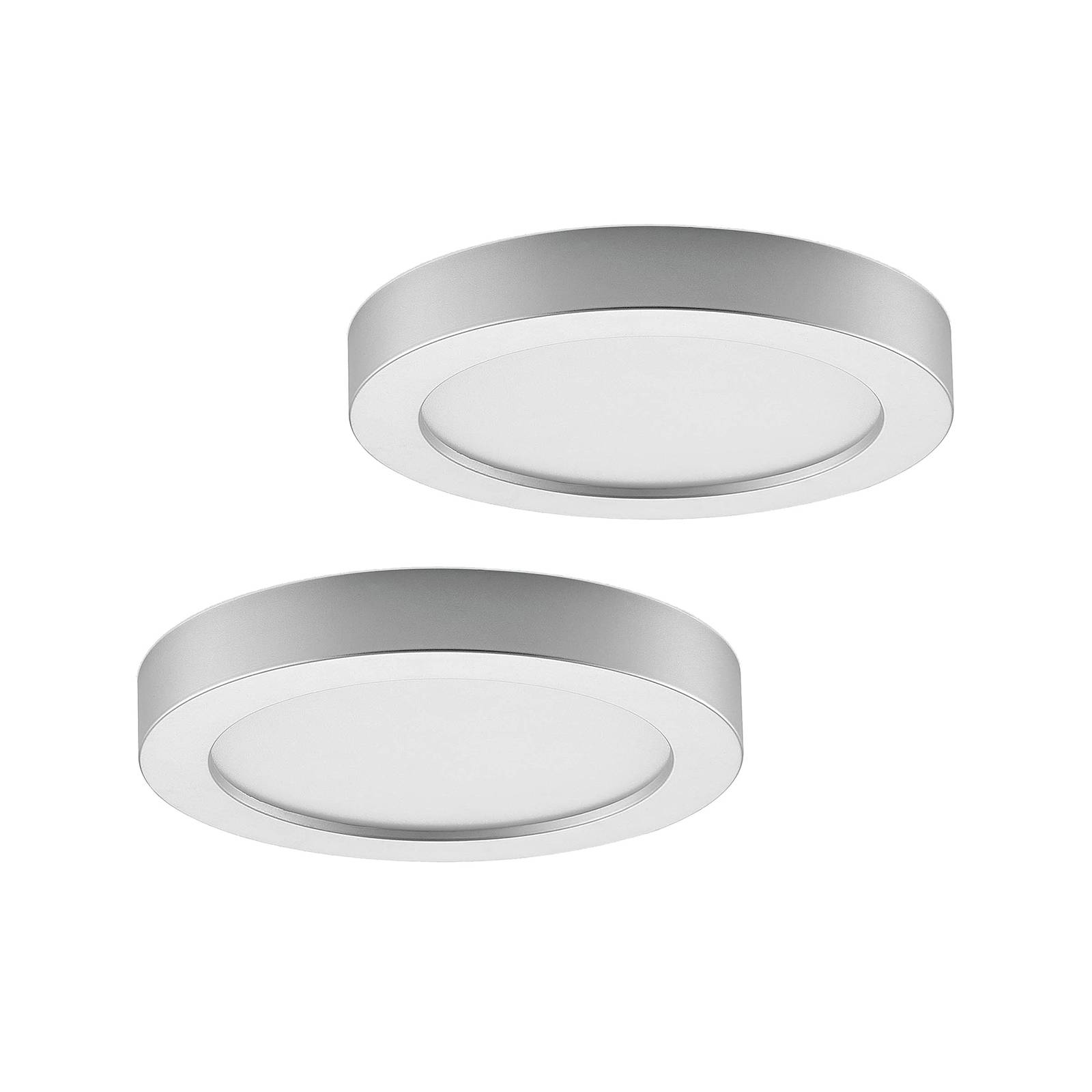 Prios Edwina LED világítás ezüst 24,5cm 2-es