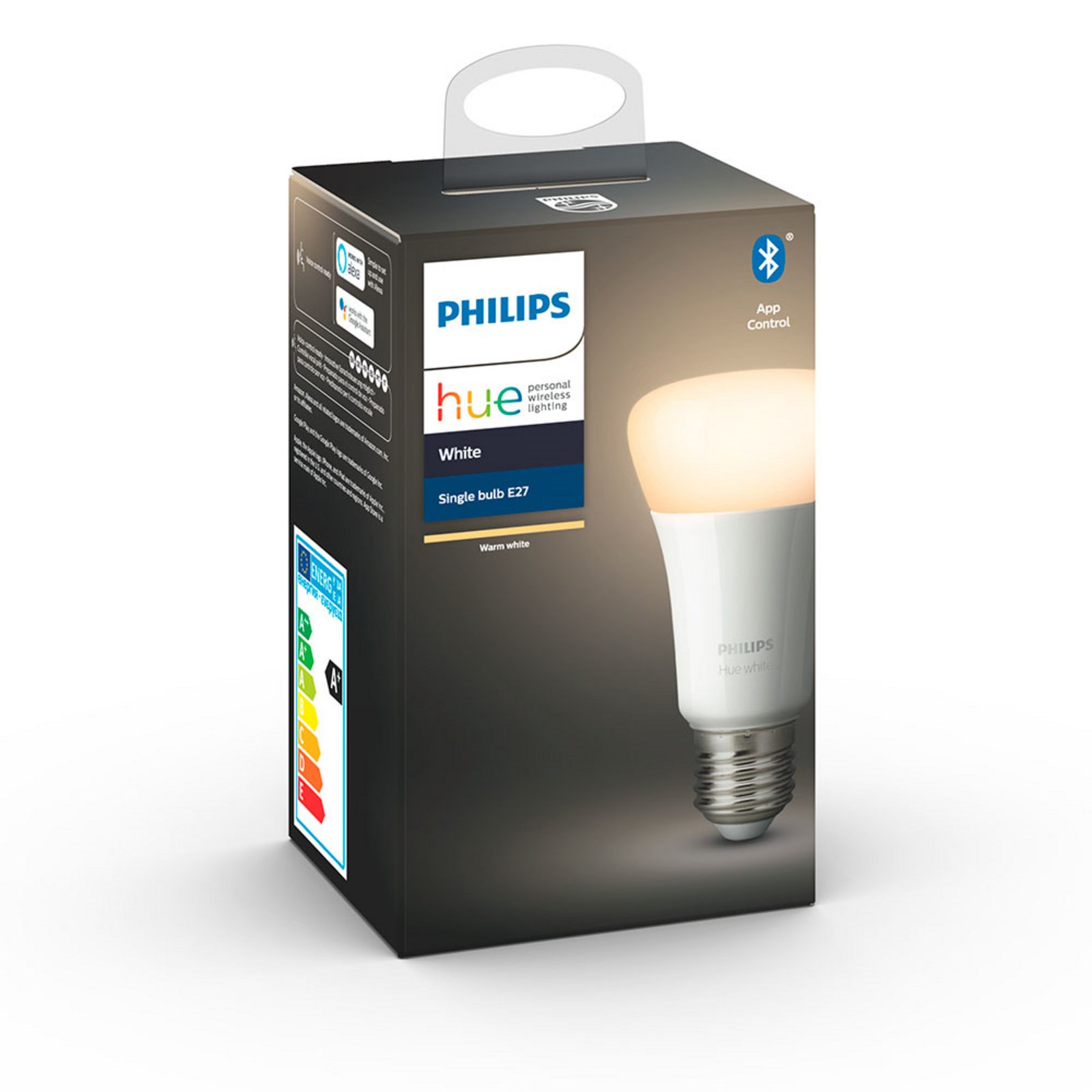 Philips Hue White 9,5W (1055lm) 2700K Bluetooth E27 Bombilla - Philips Hue