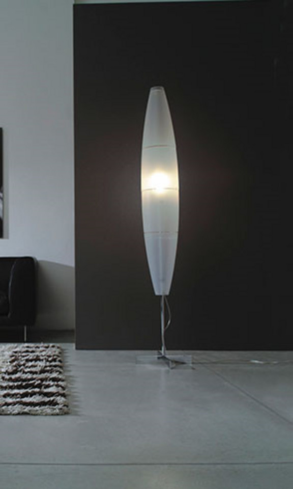 Foscarini Havana Golvlampa Aluminium/Whitr, vit från Foscarini