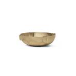 ferm LIVING Kerzenständer Bowl Small, Ø 14,6 cm, Messing