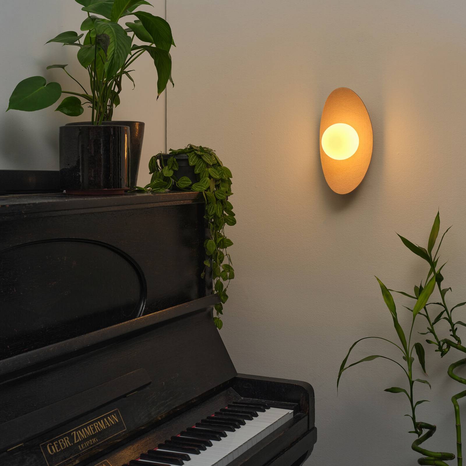 OSRAM Wandleuchte Decor Pearl, beige, Filz, G9 günstig online kaufen