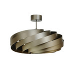 Plafoniera Vento, marrone caffè, Ø 50 cm