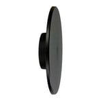 LED-Wandleuchte Disk, Ø 25cm, schwarz, Kunststoff, IP65, CCT