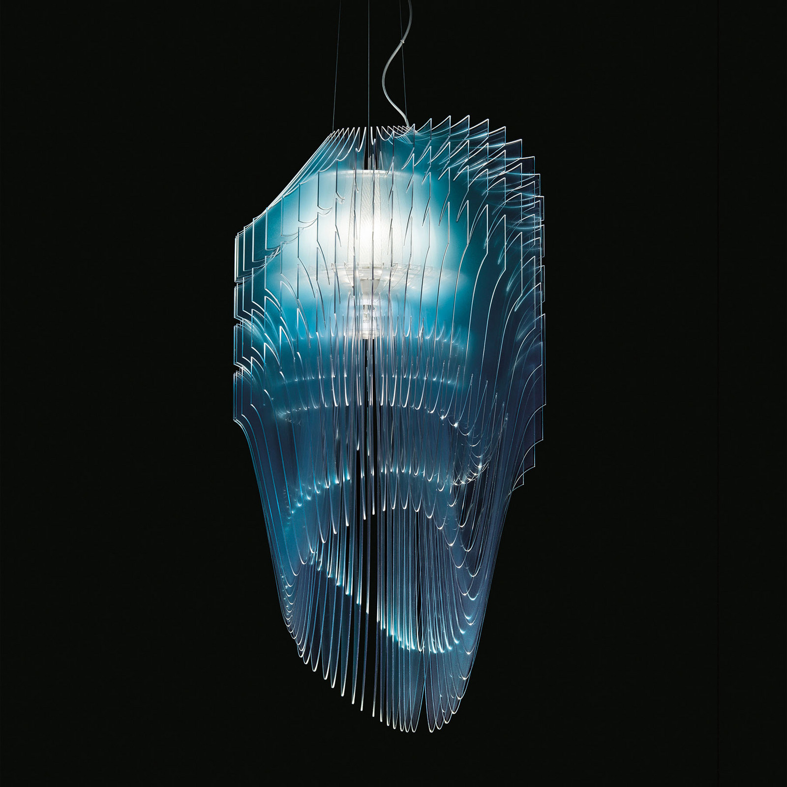 Candeeiro suspenso Slamp Avia Edition M Blue
