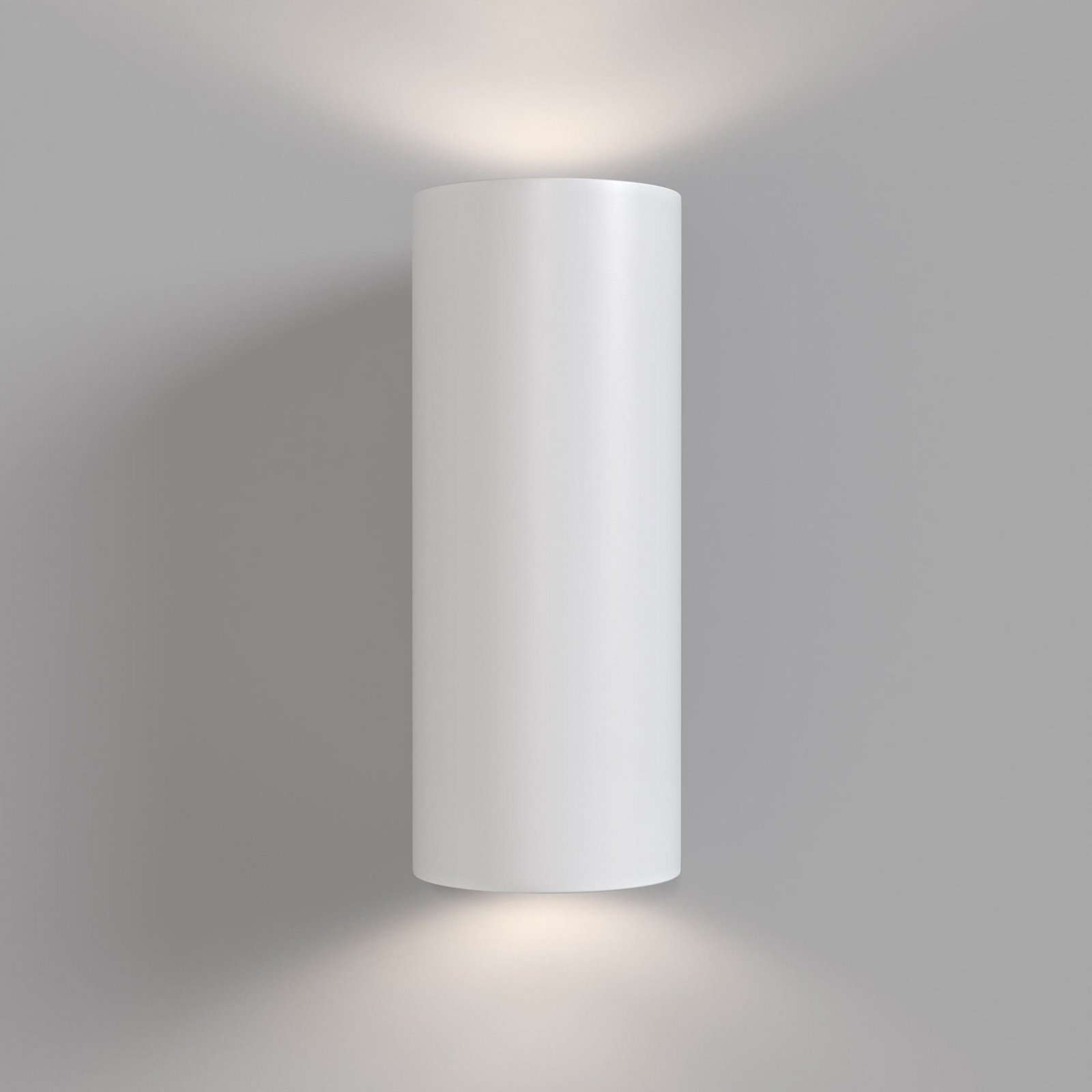 Parma wall light, plaster, 8 x 20 cm