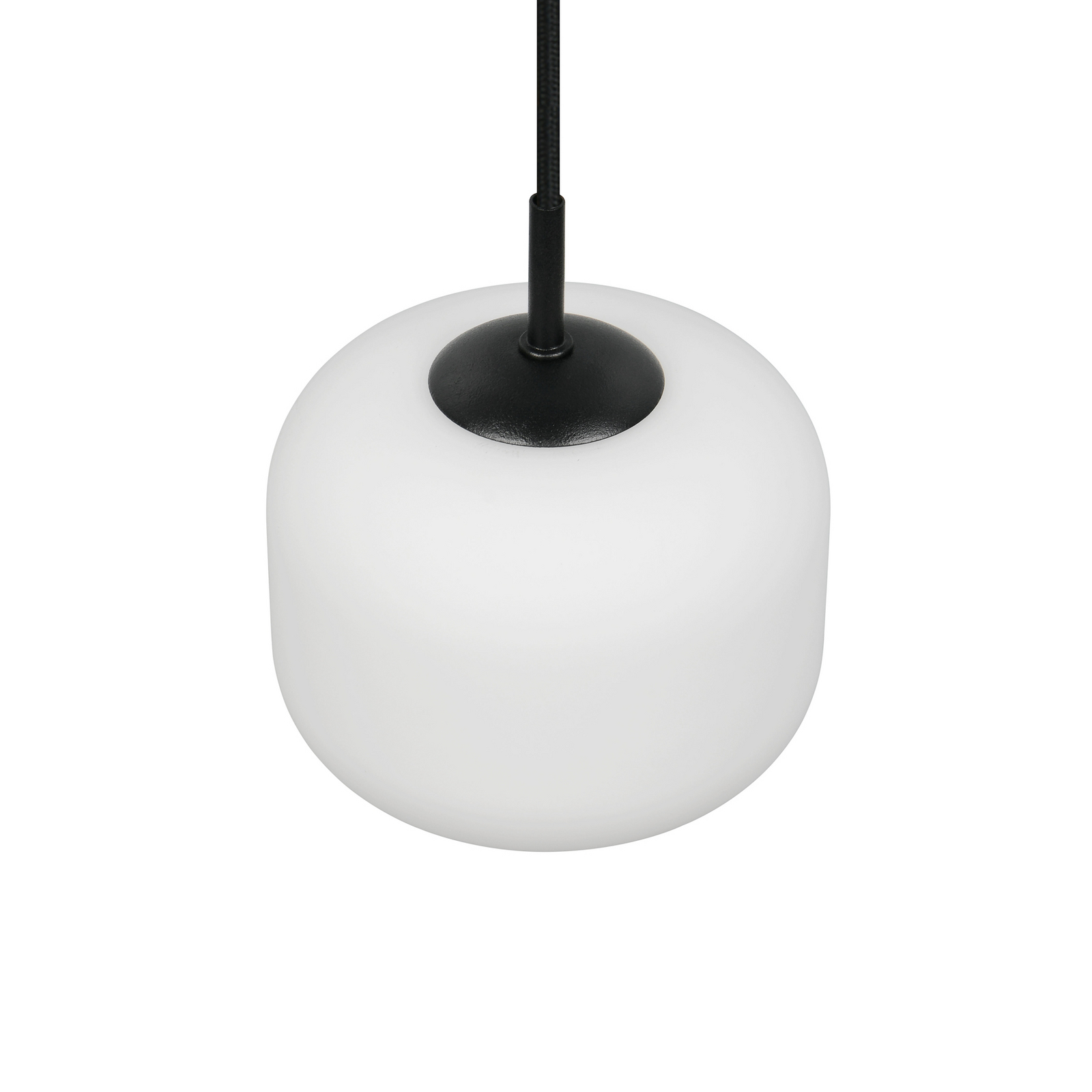 Hanglamp Signe, Ø 15 cm, wit, glas, E14
