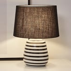 Pauleen Dressy Sparkle table lamp in striped look