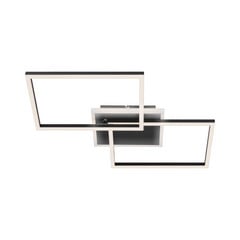Plafoniera LED Frame, 2 luci, CCT, nero
