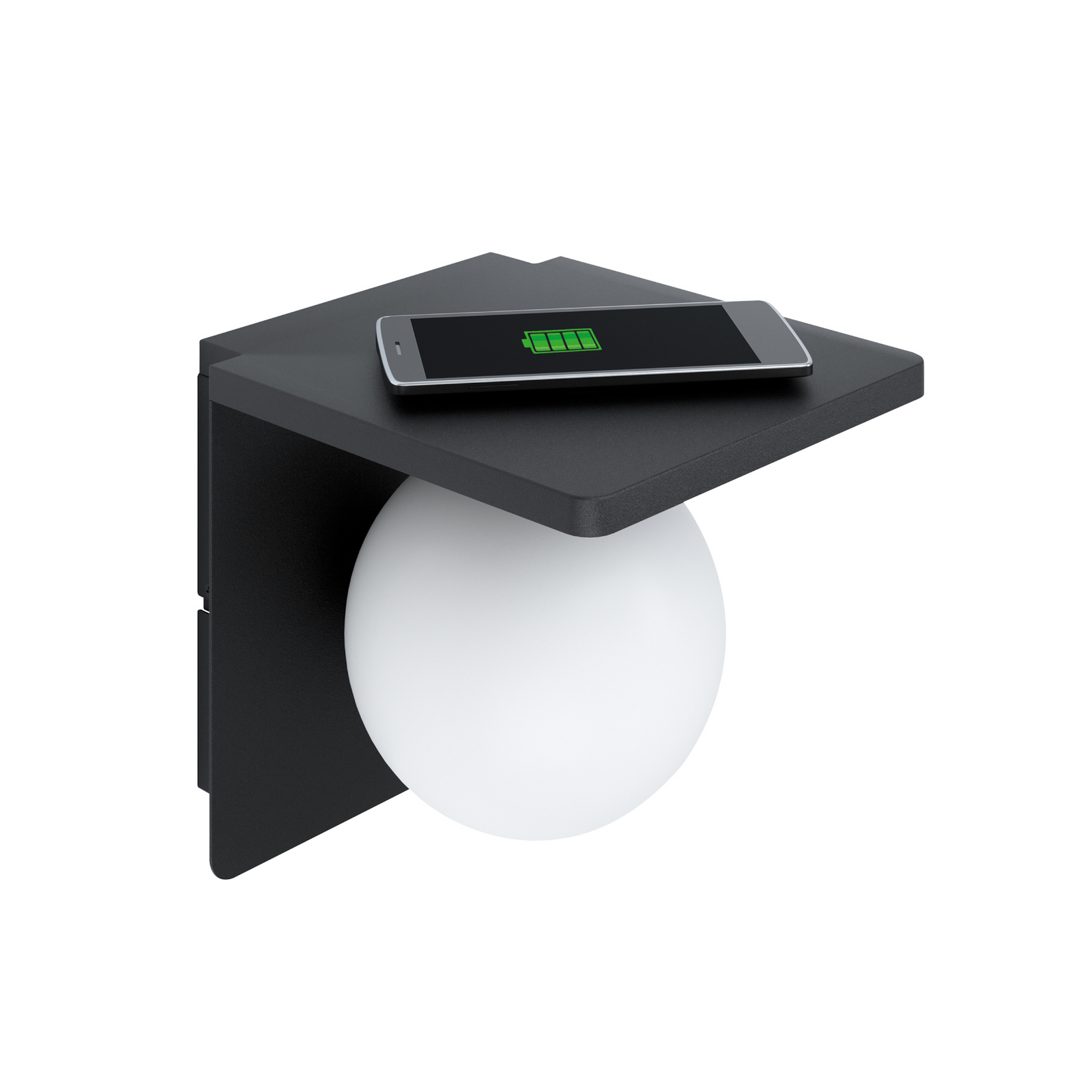 Væglampe Ciglie med QI-ladefunktion