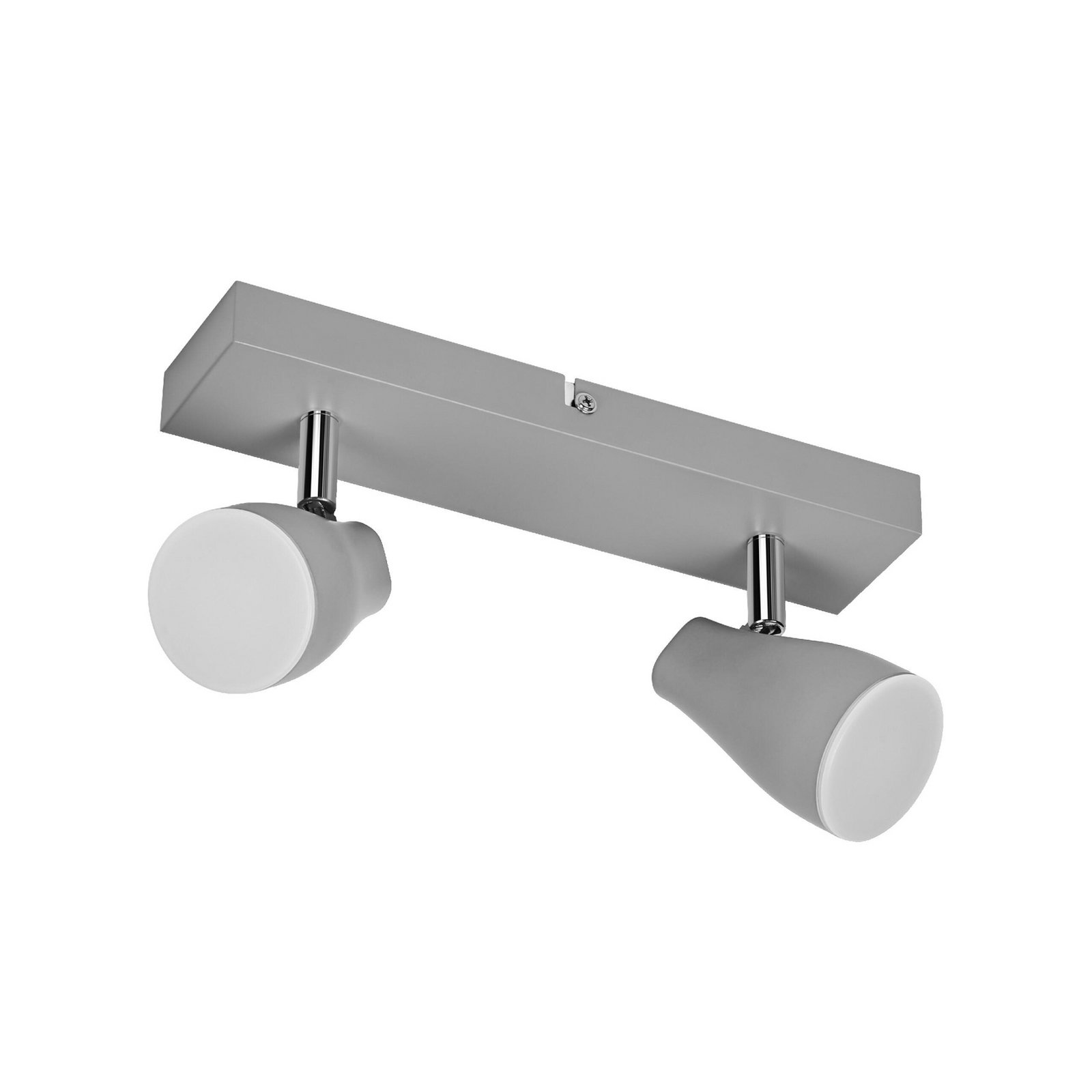 OSRAM Deckenstrahler PEAR, grau, 2-flammig, GU10-LED 2.700 K