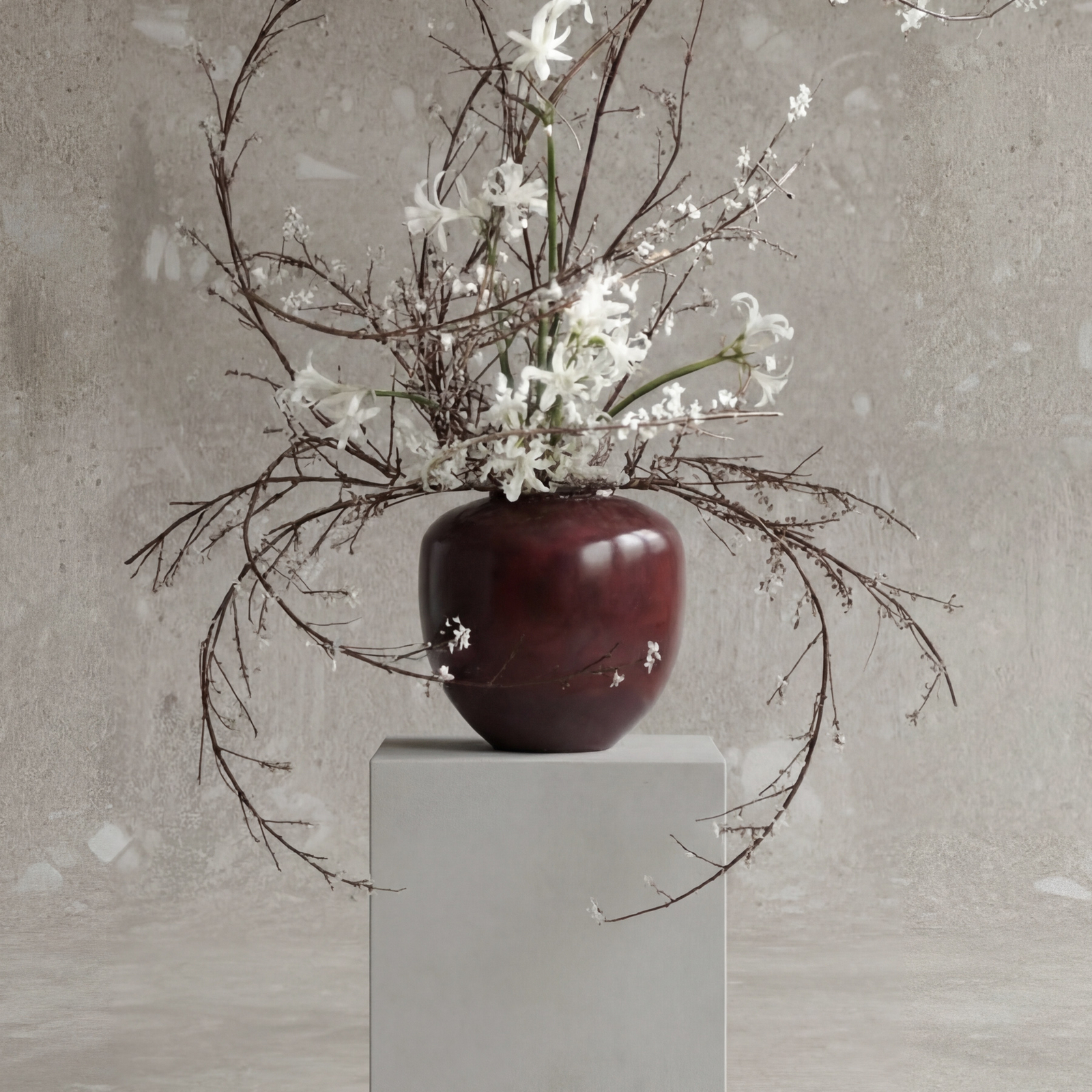 Sunao Medio Váza gaštanovo hnedá 30 cm Keramika - 101 Copenhagen