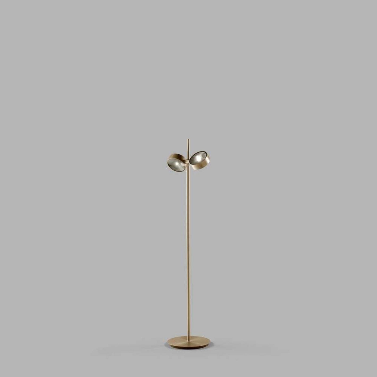 Orbit Gulvlampe Touchless Brass LIGHT-POINT - Stue - Aluminium